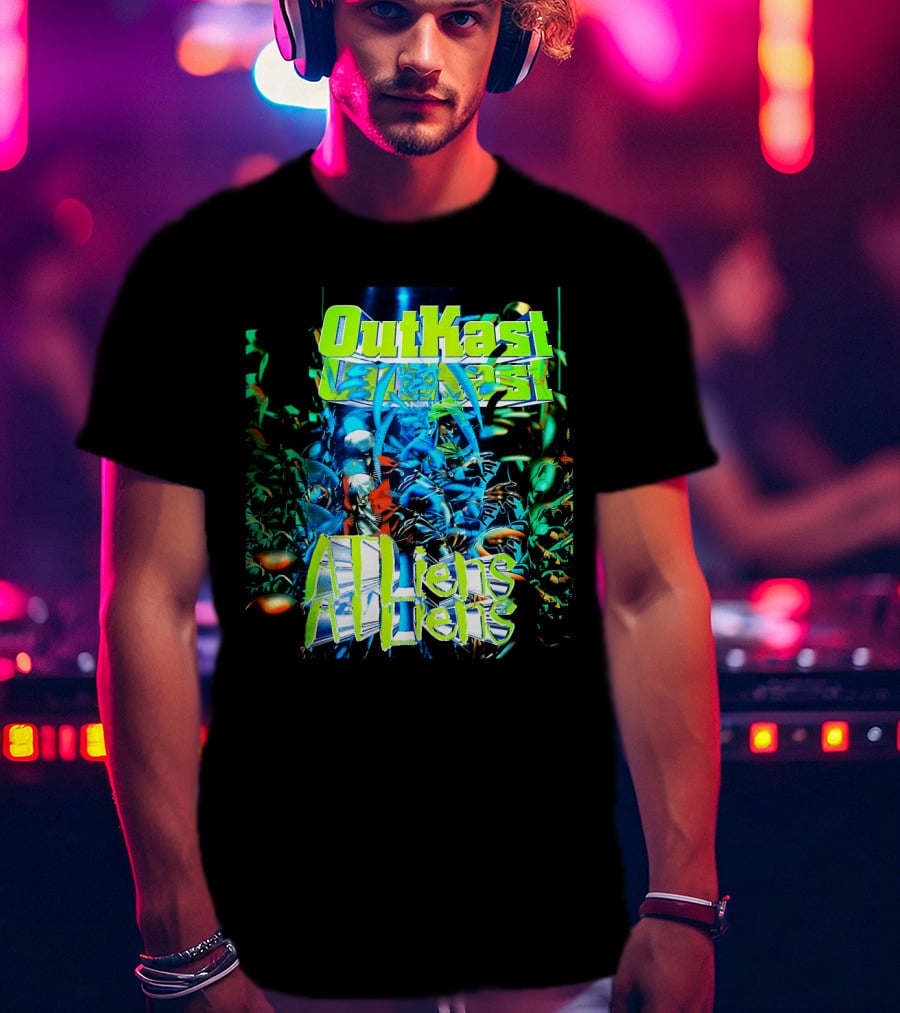 Outkast Atliens Alien Theme T-Shirt