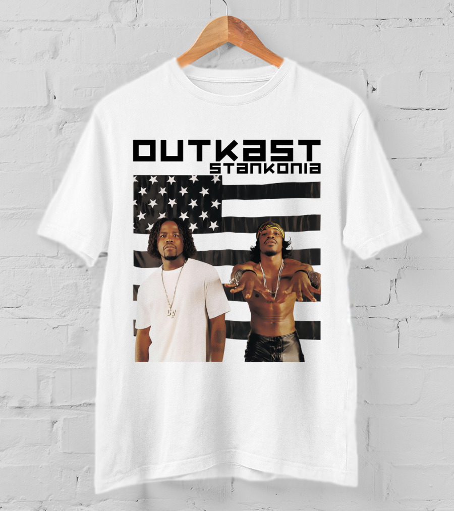 Outkast Stankonia American Flag Photo T-Shirt