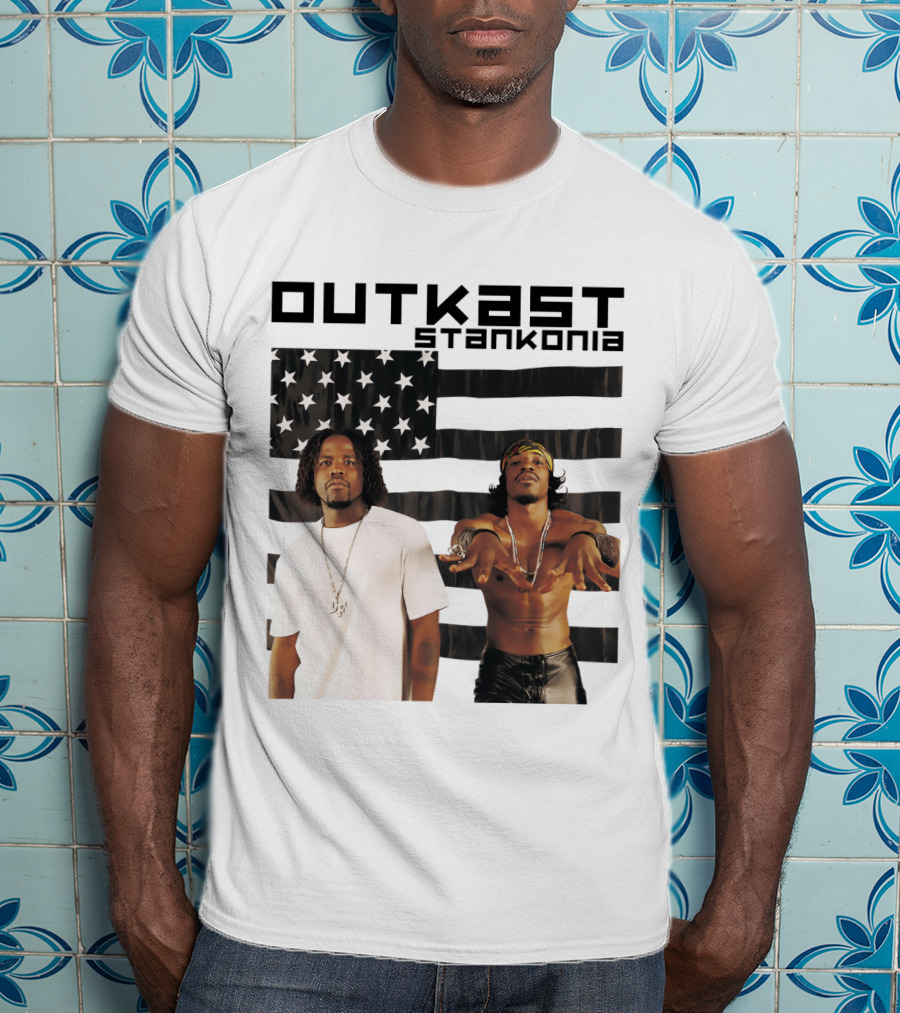 Outkast Stankonia American Flag Photo T-Shirt