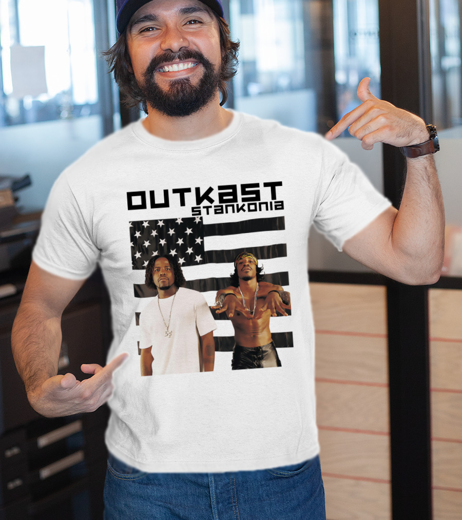 Outkast Stankonia American Flag Photo T-Shirt
