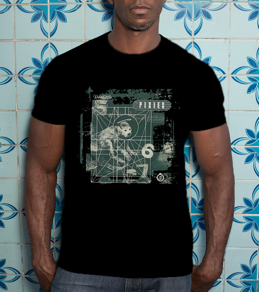 Doolittle Pixies Dog With Grid And Numbers 5 T-Shirt