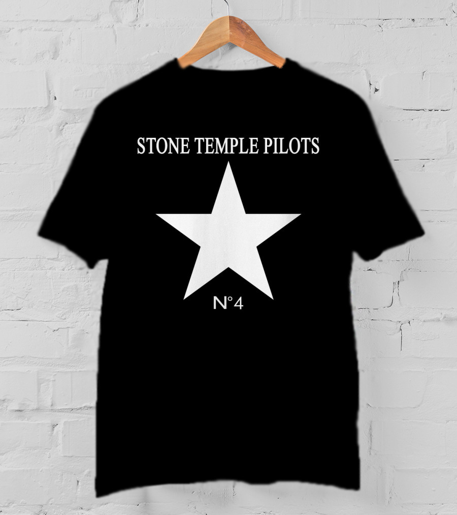 Stone Temple Pilots No 4 Star T-Shirt