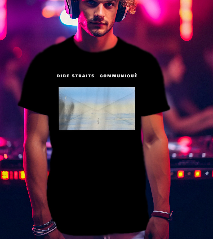 Dire Straits Communiqué Album Cover Artwork T-Shirt