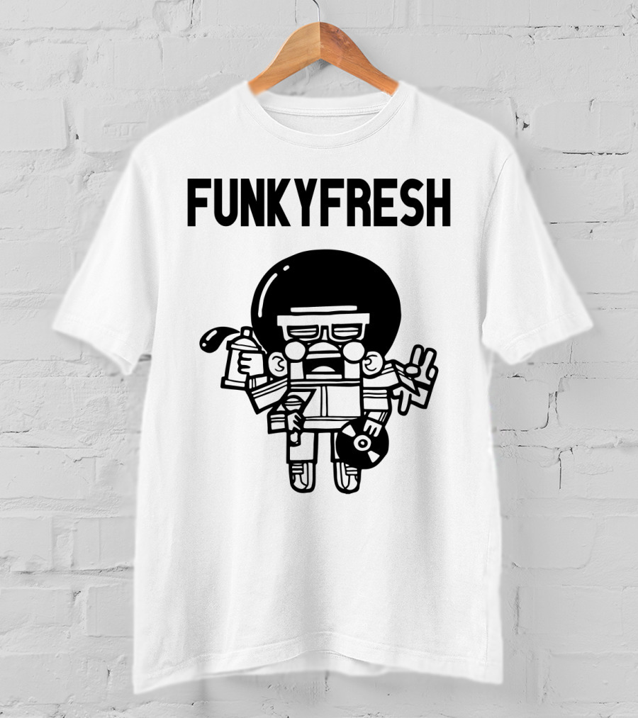 Funkyfresh Atcq 31 Hip Hop Character Art T-Shirt