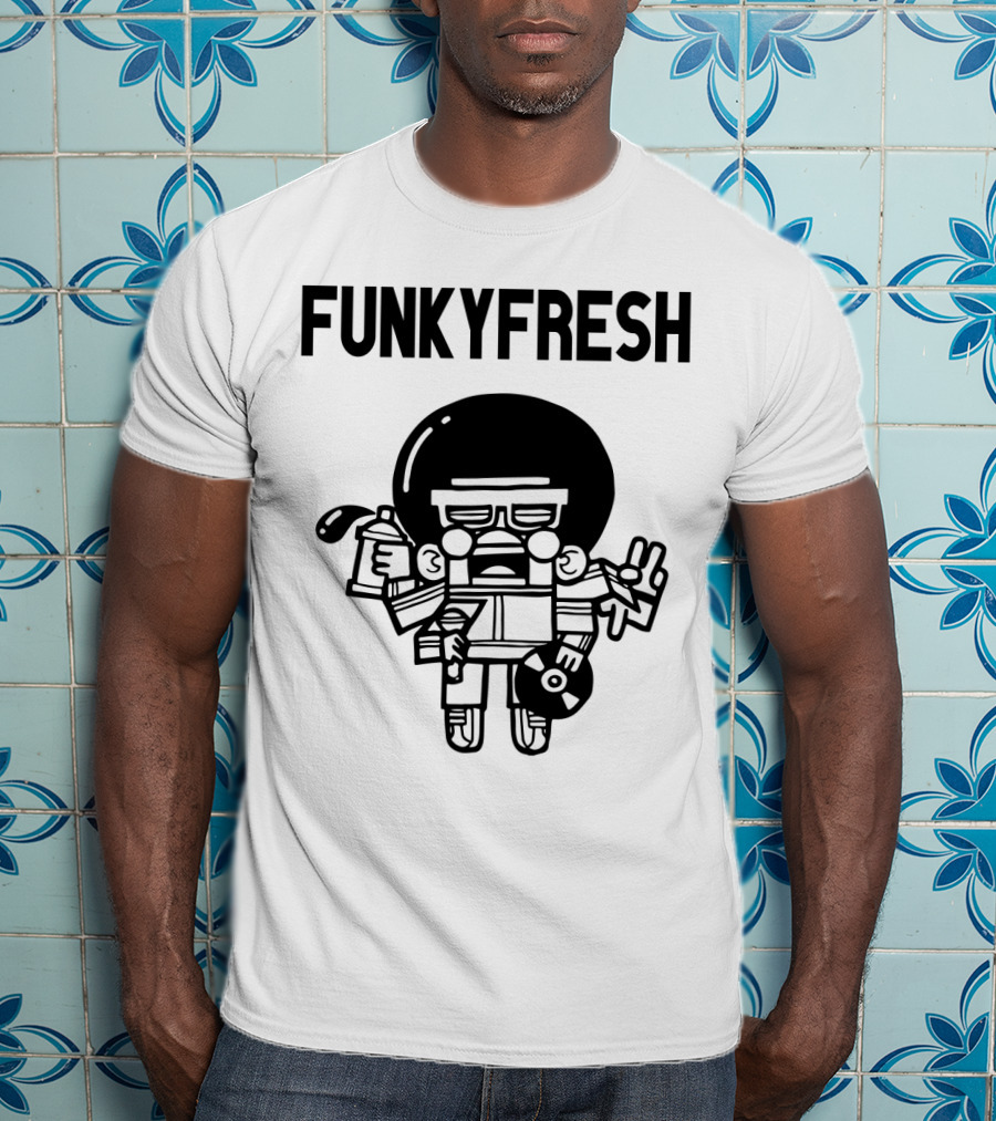 Funkyfresh Atcq 31 Hip Hop Character Art T-Shirt
