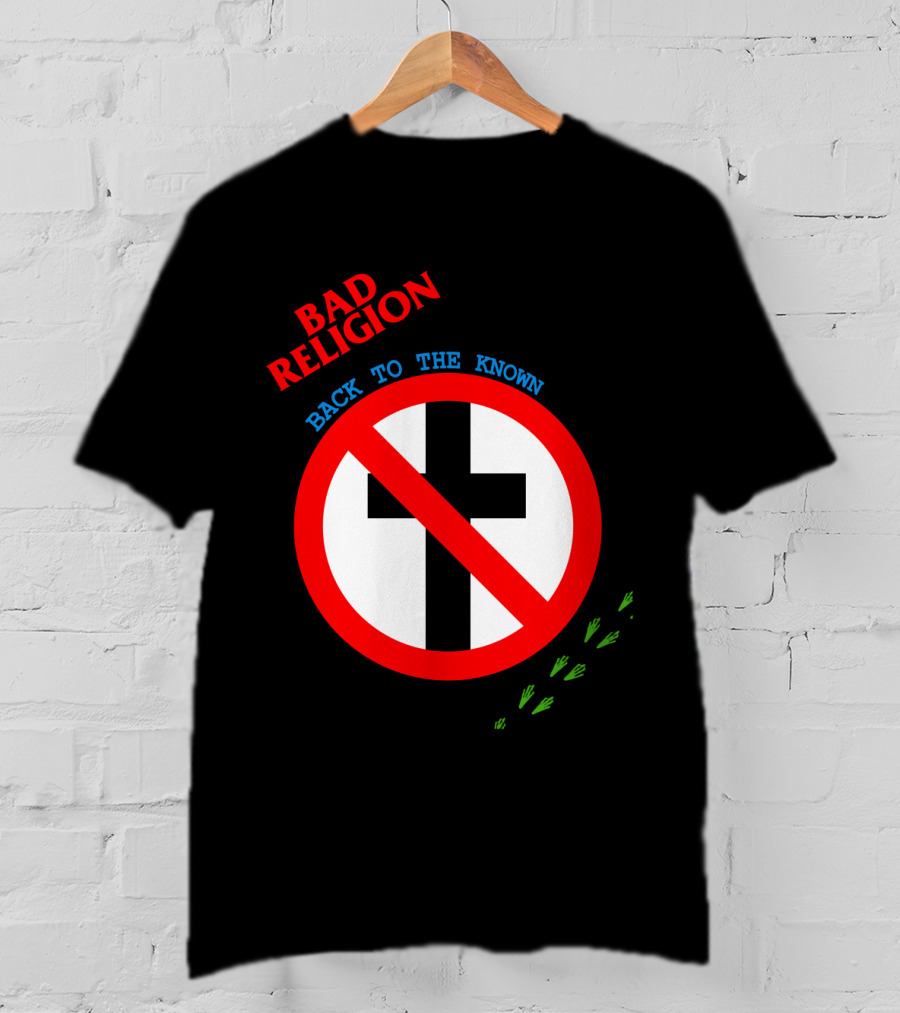 Bad Religion Back To The Known Crossed Out Cross T-Shirt