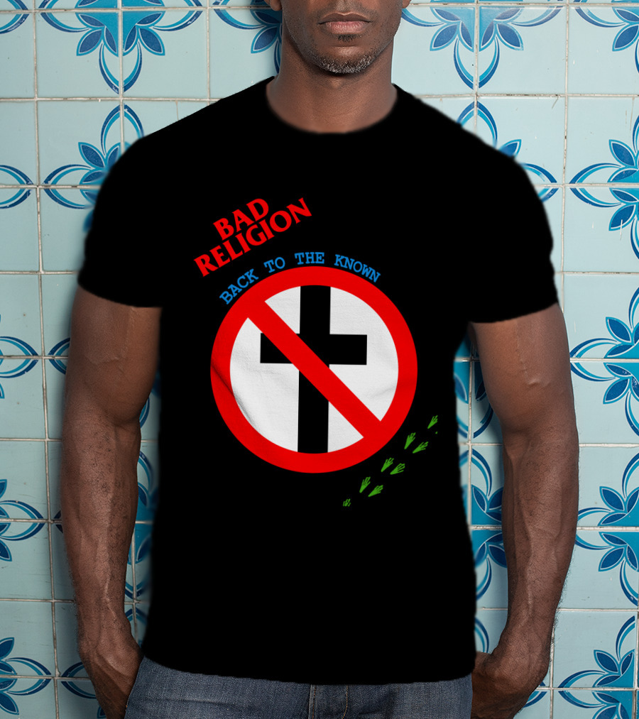 Bad Religion Back To The Known Crossed Out Cross T-Shirt