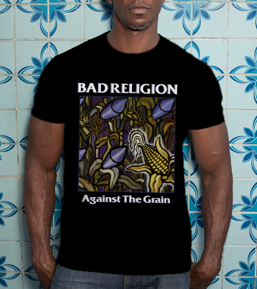 Bad Religion Against The Grain Cornfield Art T-Shirt