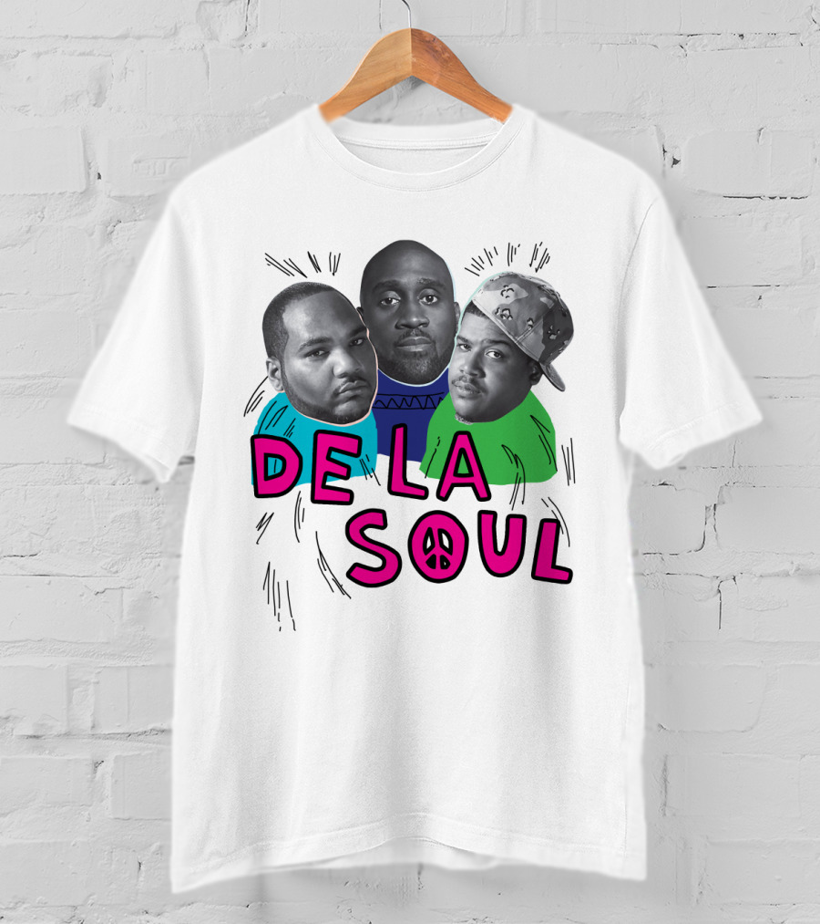 De La Soul Trio Portrait With Peace T-Shirt