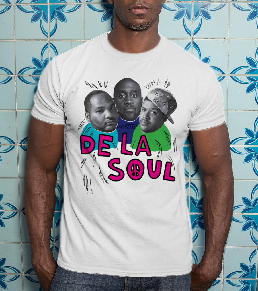 De La Soul Trio Portrait With Peace T-Shirt