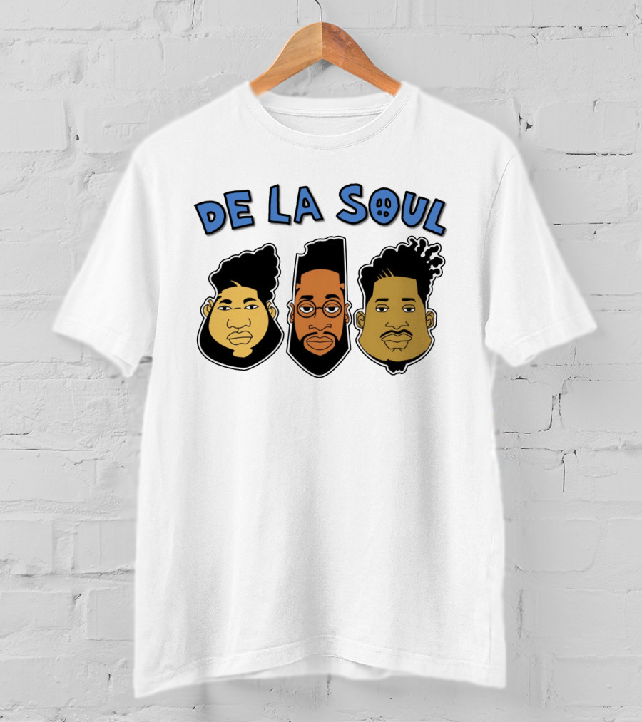 De La Soul Cartoon Faces Trio T-Shirt