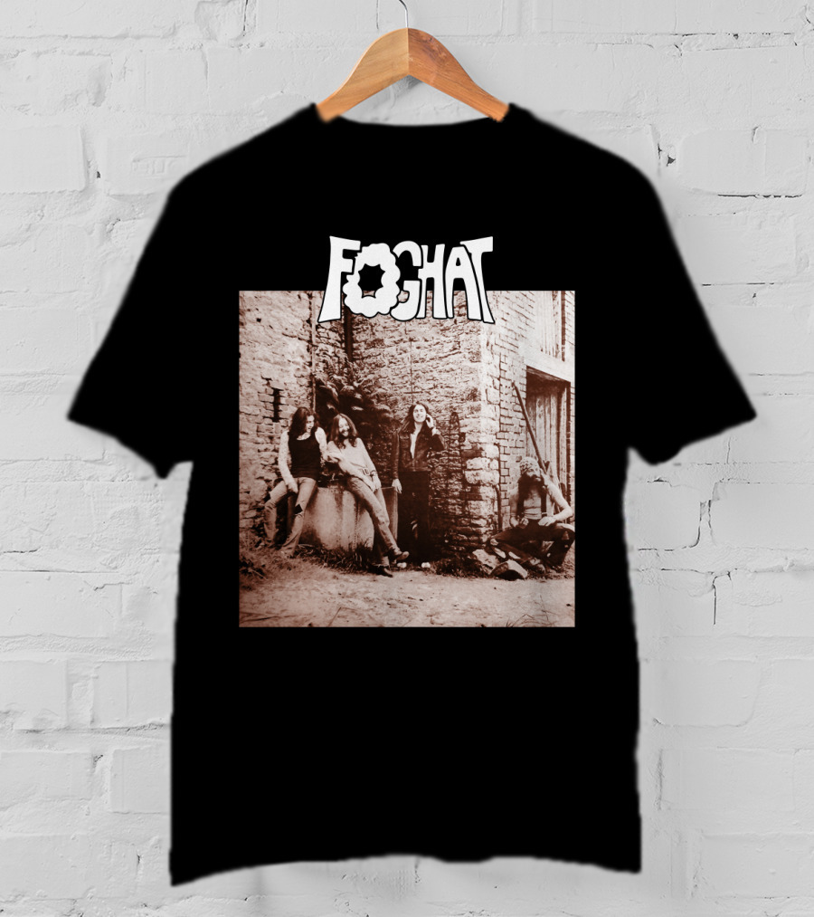 Foghat Band Vintage Wall Background Retro Photo T-Shirt