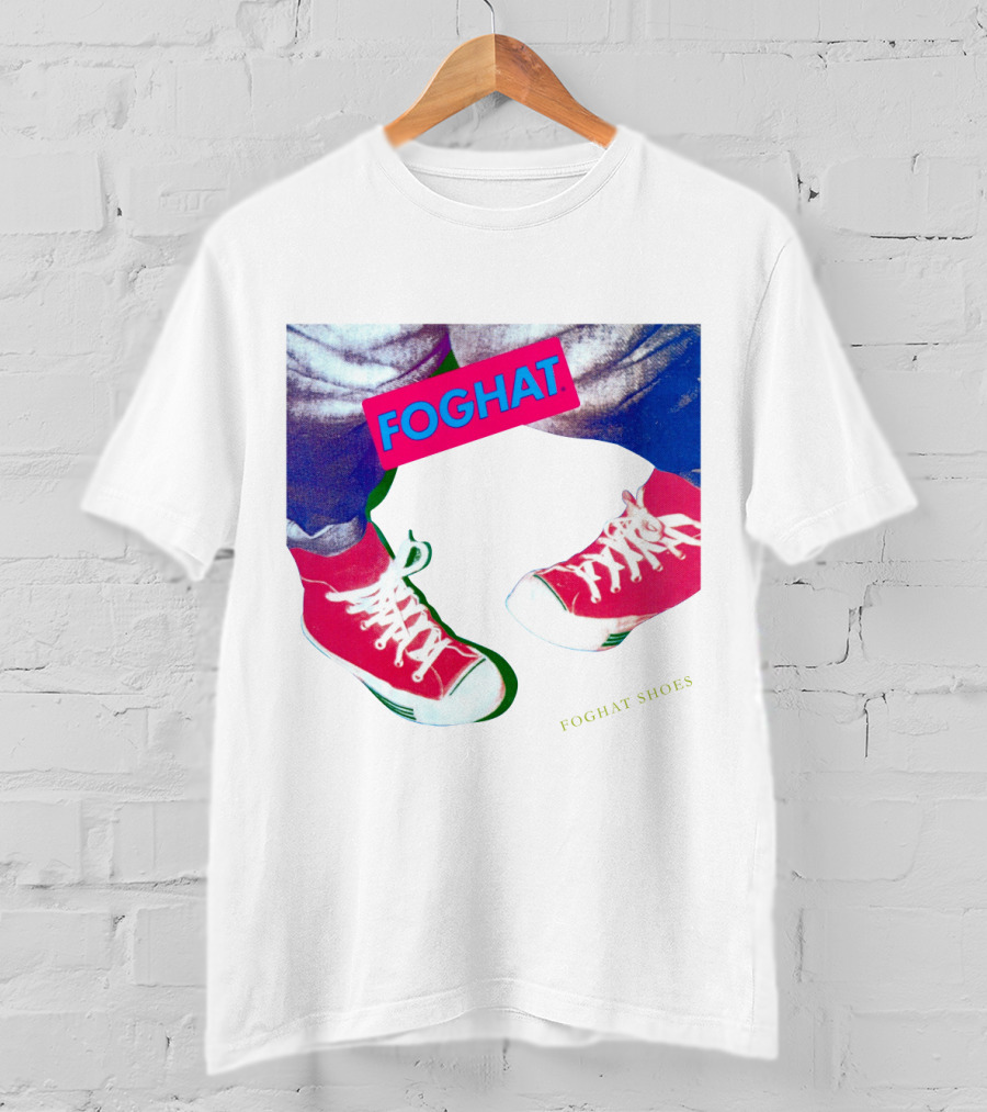 Foghat Shoes Vintage Style Retro Sneakers T-Shirt