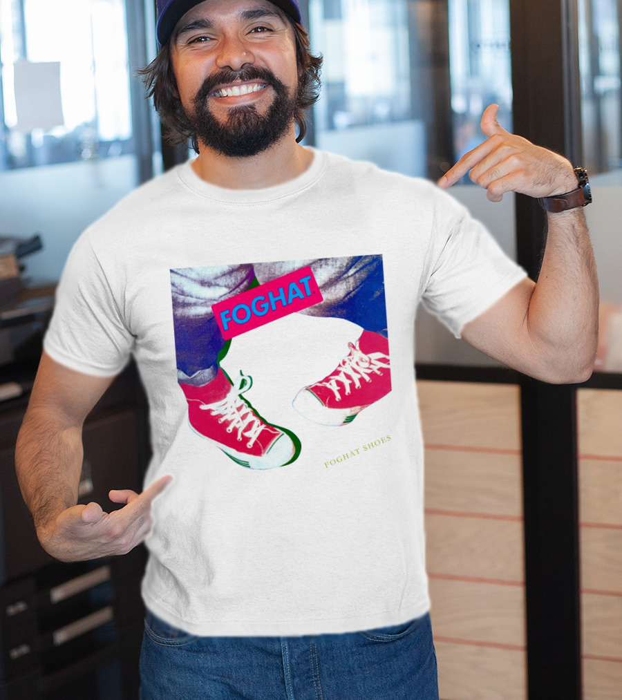 Foghat Shoes Vintage Style Retro Sneakers T-Shirt