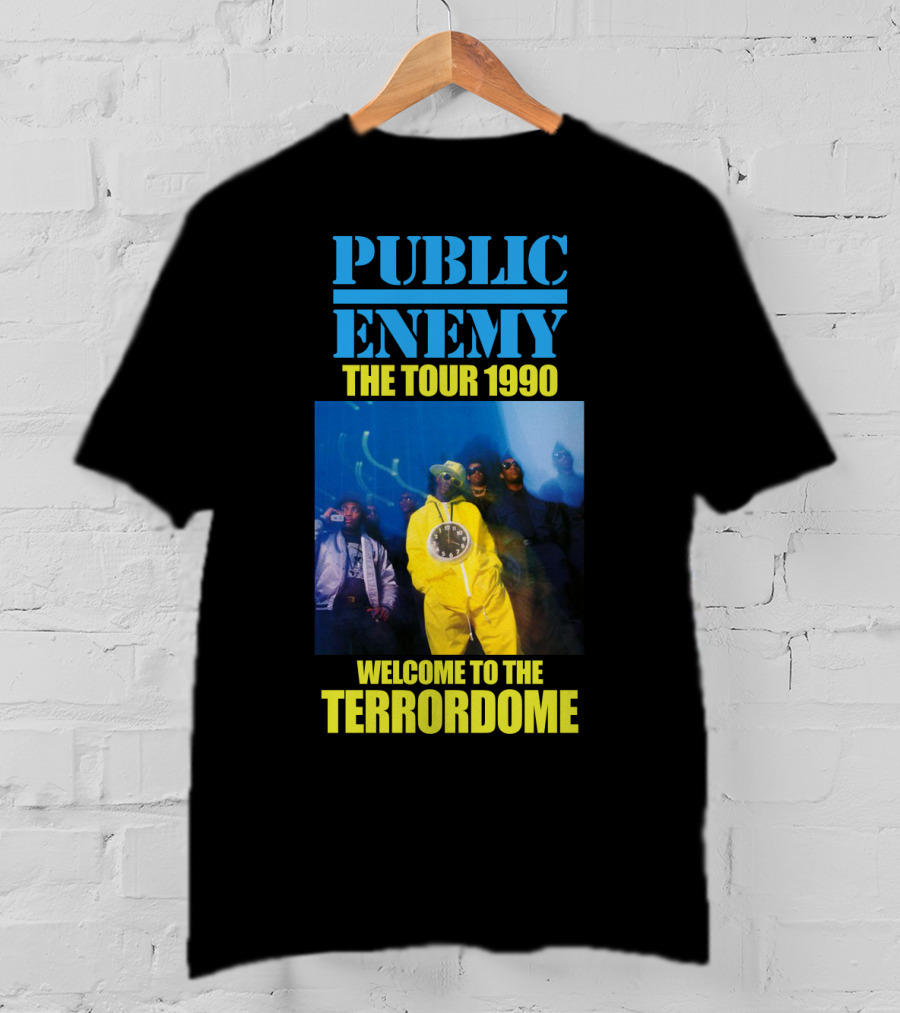 Public Enemy The Tour 1990 Welcome To The Terrordome T-Shirt