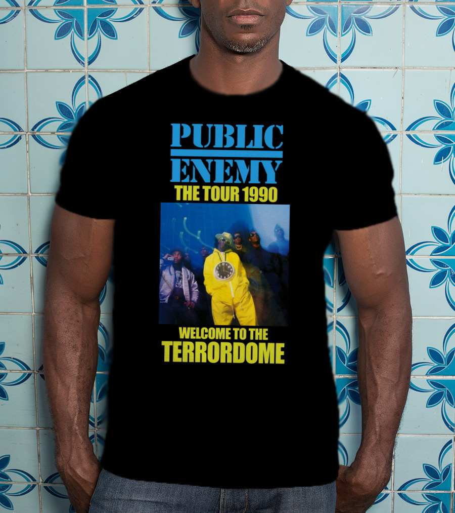 Public Enemy The Tour 1990 Welcome To The Terrordome T-Shirt