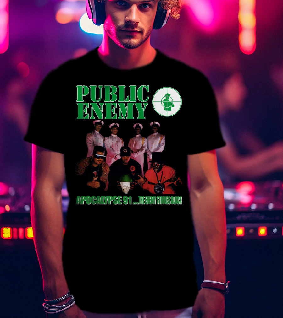 Public Enemy Apocalypse 91 The Enemy Strikes Black T-Shirt