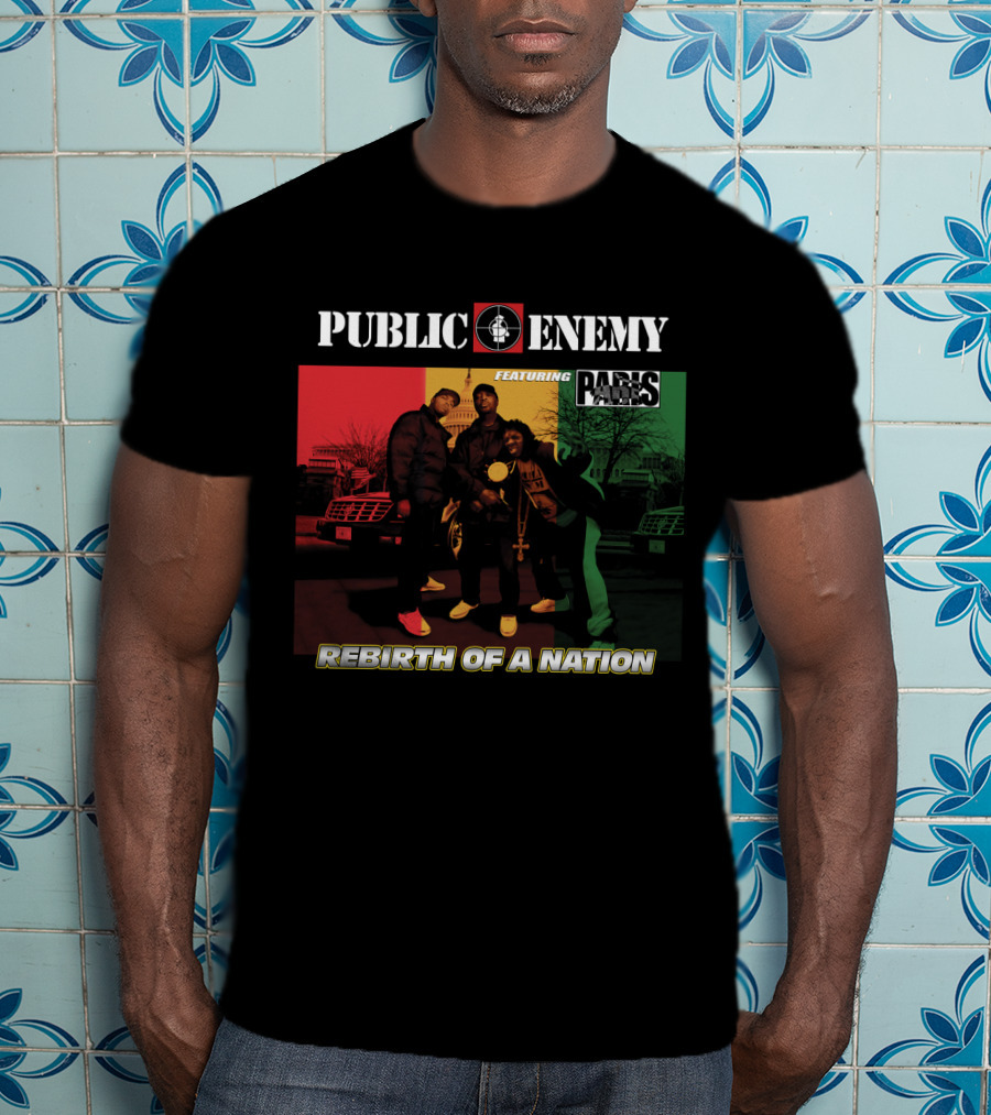 Public Enemy Rebirth Of A Nation Featuring Paris T-Shirt