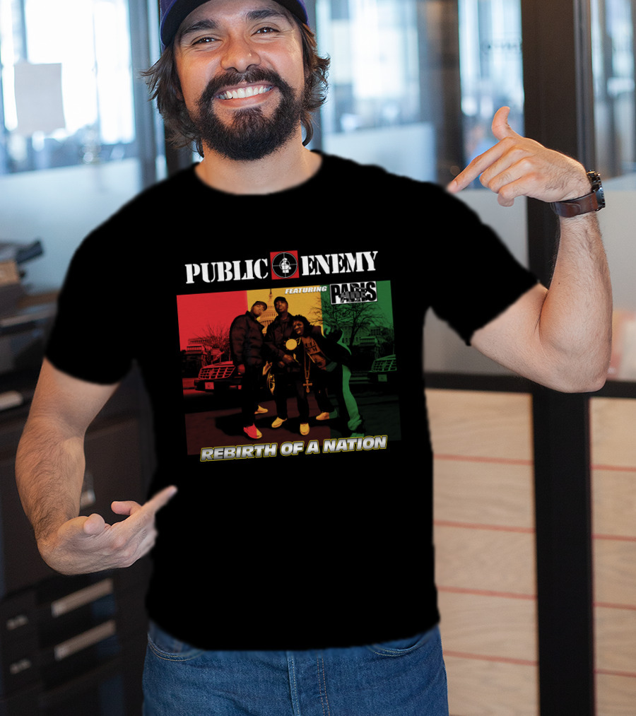 Public Enemy Rebirth Of A Nation Featuring Paris T-Shirt