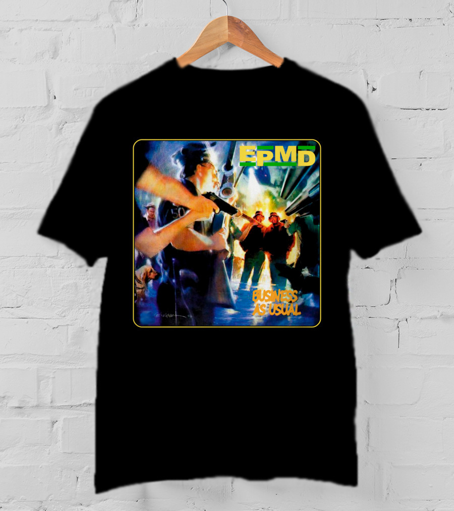 Epmd Business As Usual 8 Album Cover T-Shirt