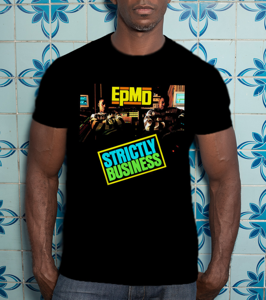 Epmd Strictly Business Album Cover With Studio T-Shirt