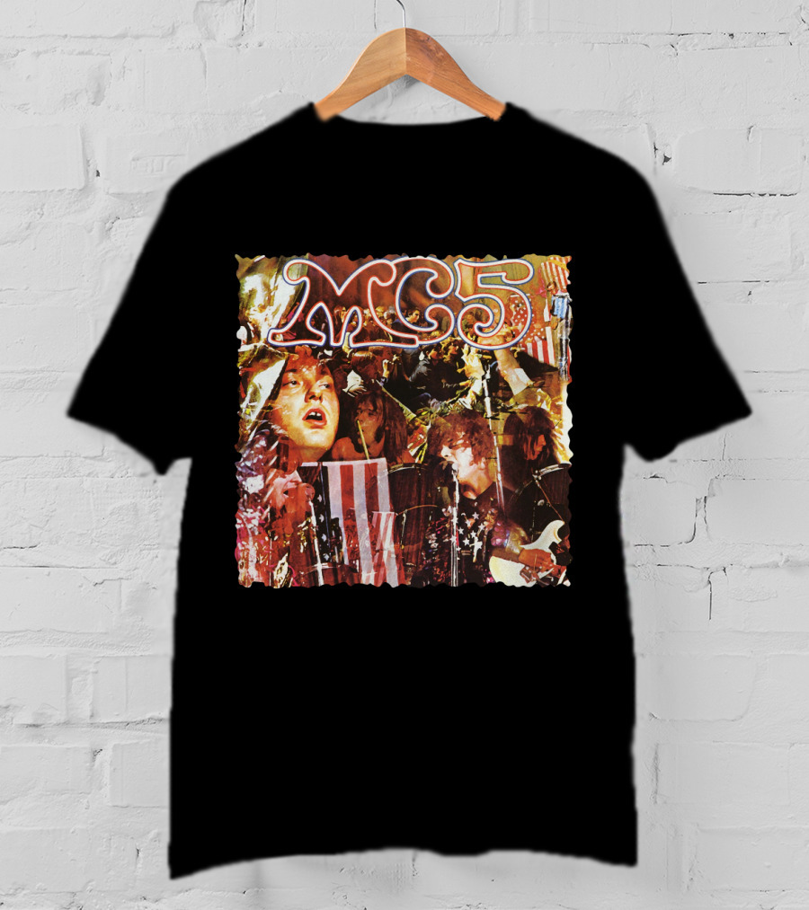 Mc5 American Band Iconic Collage Artwork T-Shirt