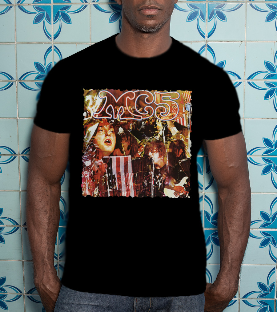 Mc5 American Band Iconic Collage Artwork T-Shirt