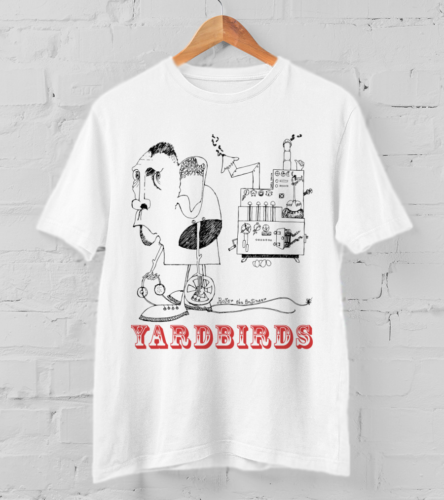 Yardbirds Roger The Engineer Drawing T-Shirt