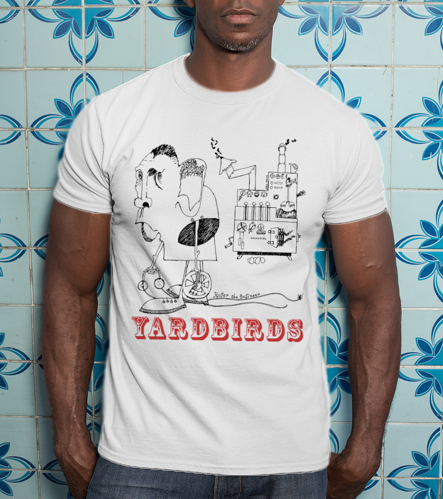 Yardbirds Roger The Engineer Drawing T-Shirt