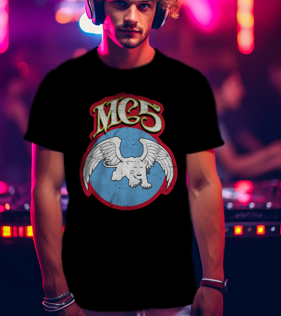 Mc5 Kick Out The Jams Winged Panther T-Shirt