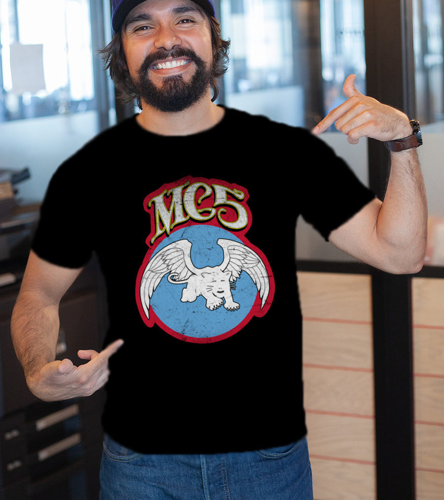 Mc5 Kick Out The Jams Winged Panther T-Shirt