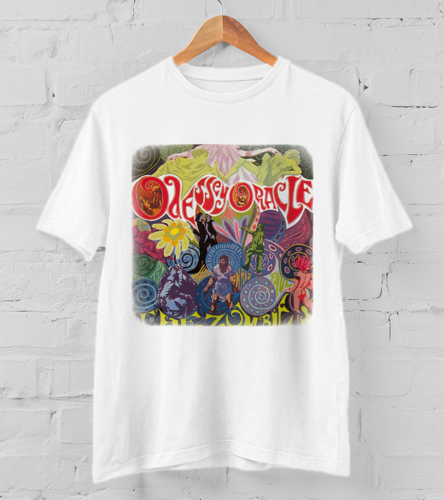Odessey And Oracle The Zombies Psychedelic Floral T-Shirt