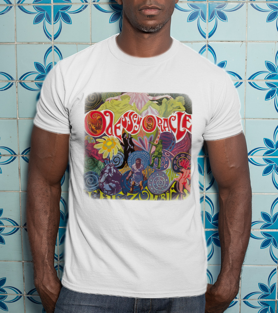 Odessey And Oracle The Zombies Psychedelic Floral T-Shirt