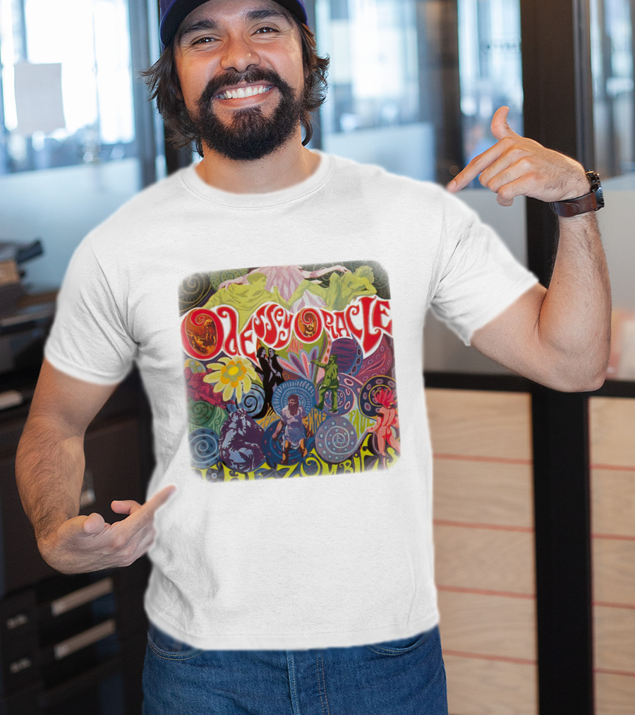 Odessey And Oracle The Zombies Psychedelic Floral T-Shirt