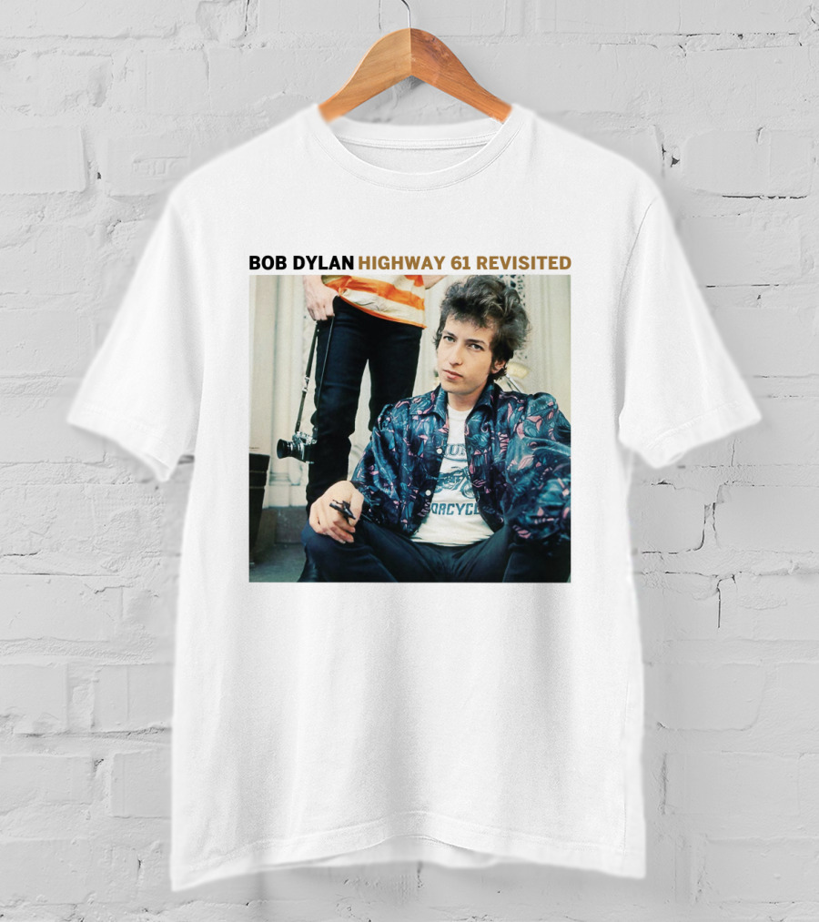 BOB DYLAN HIGHWAY 61 REVISITED 1965 ICONIC ALBUM COVER IMAGE T-Shirt
