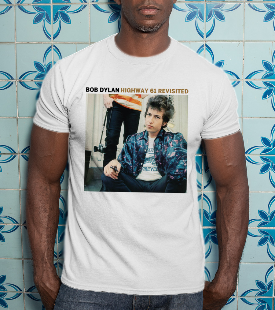BOB DYLAN HIGHWAY 61 REVISITED 1965 ICONIC ALBUM COVER IMAGE T-Shirt