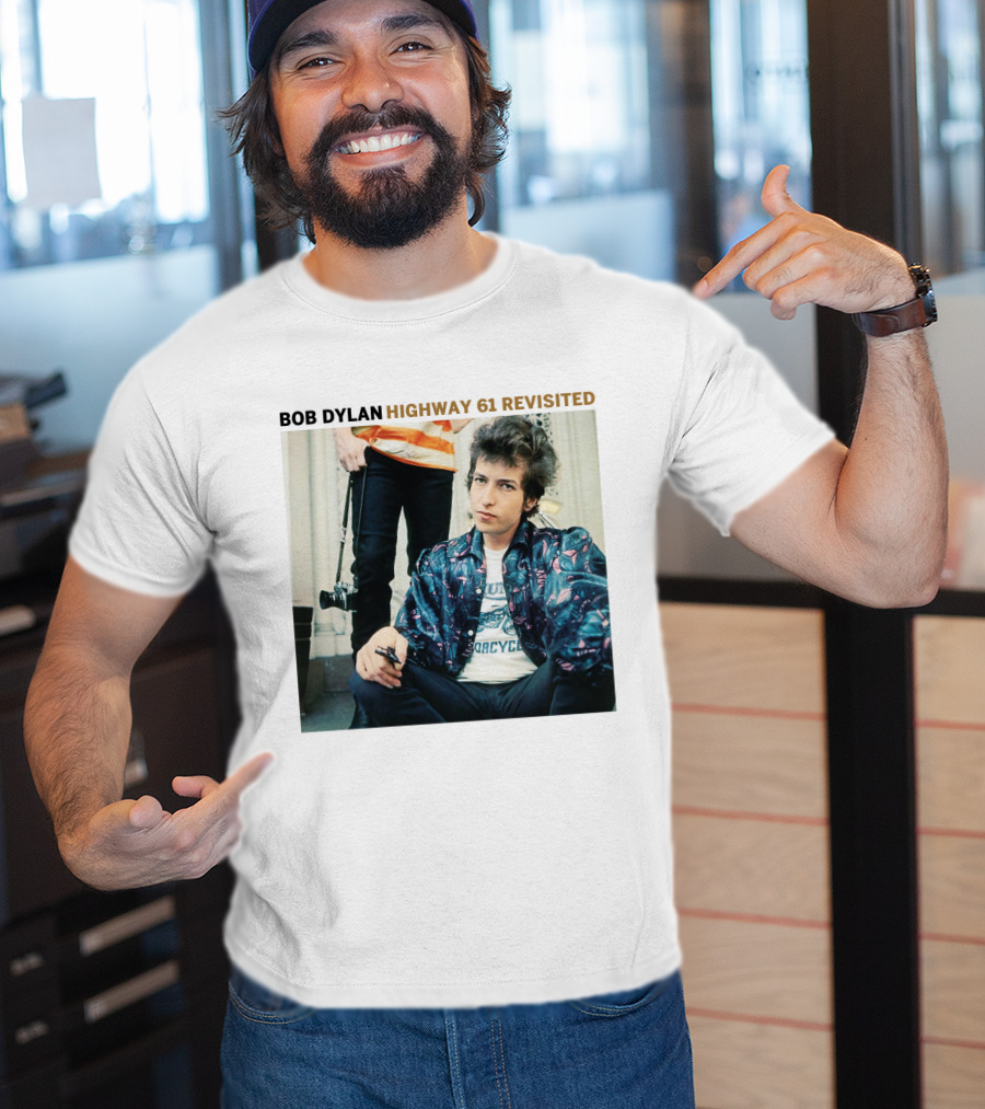 BOB DYLAN HIGHWAY 61 REVISITED 1965 ICONIC ALBUM COVER IMAGE T-Shirt