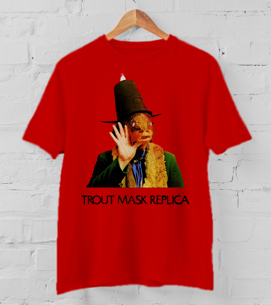 Captain Beefheart Trout Mask Replica Surreal Fish Head T-Shirt