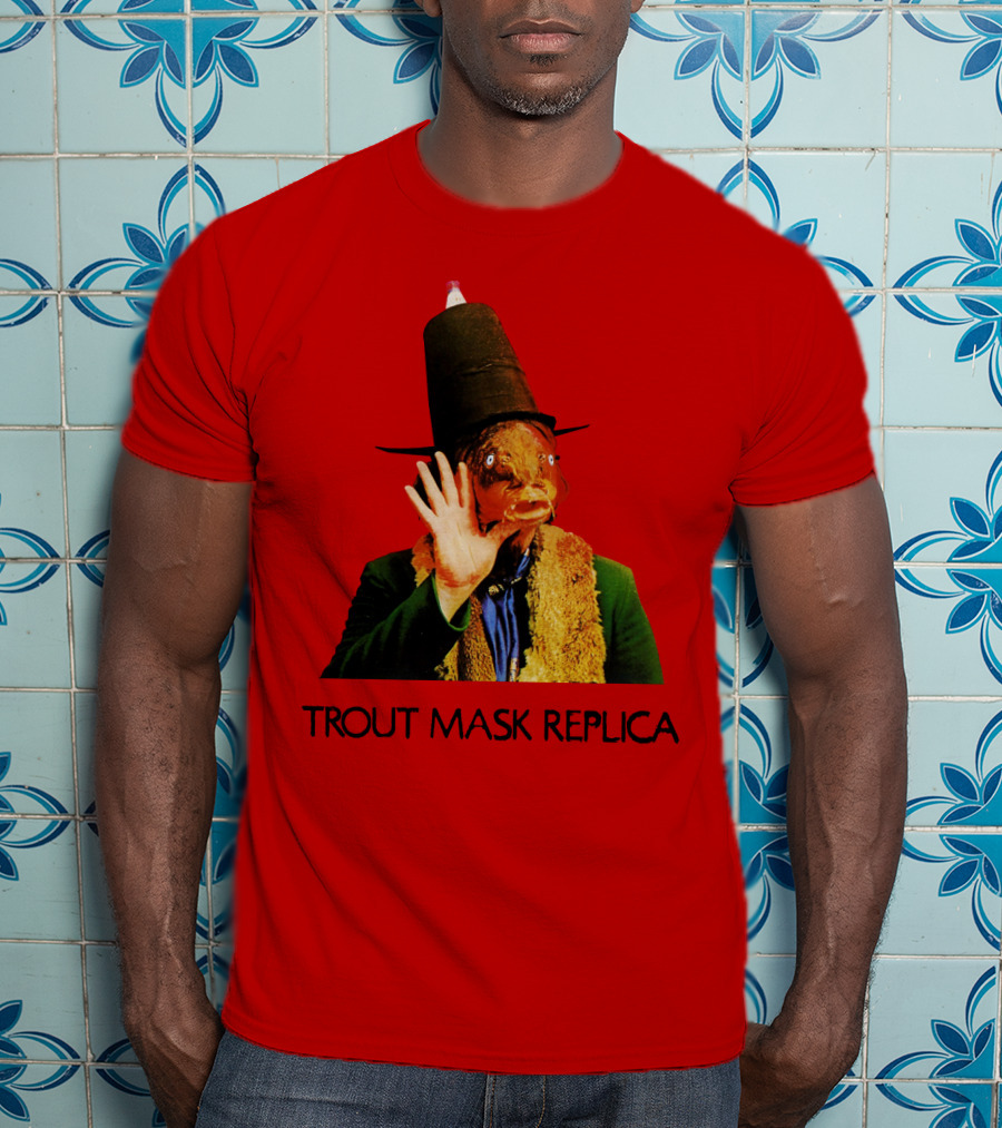 Captain Beefheart Trout Mask Replica Surreal Fish Head T-Shirt
