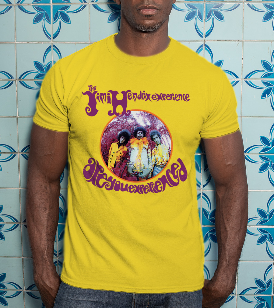 The Jimi Hendrix Experience Are You Experienced Psychedelic Band Image T-Shirt