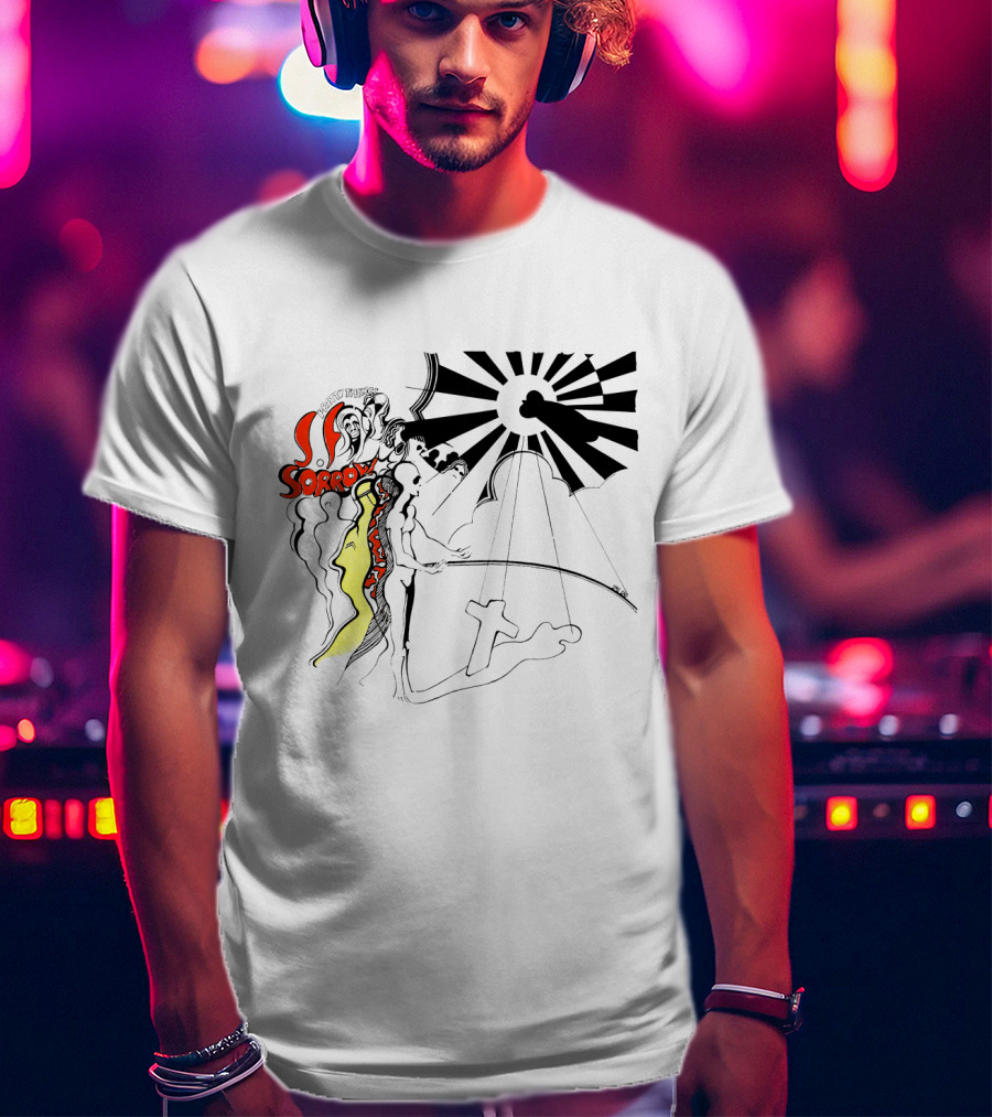 The Pretty Things SF Sorrow Psychedelic Cloud Sun Cross T-Shirt