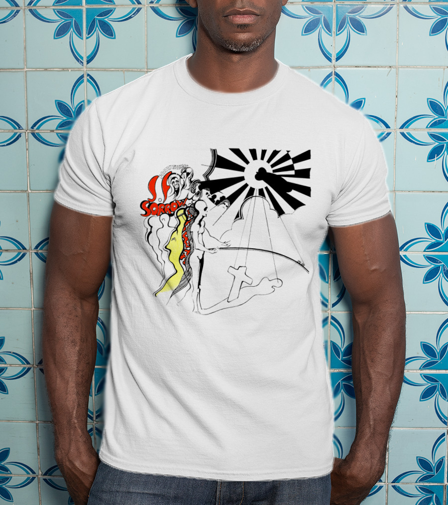 The Pretty Things SF Sorrow Psychedelic Cloud Sun Cross T-Shirt