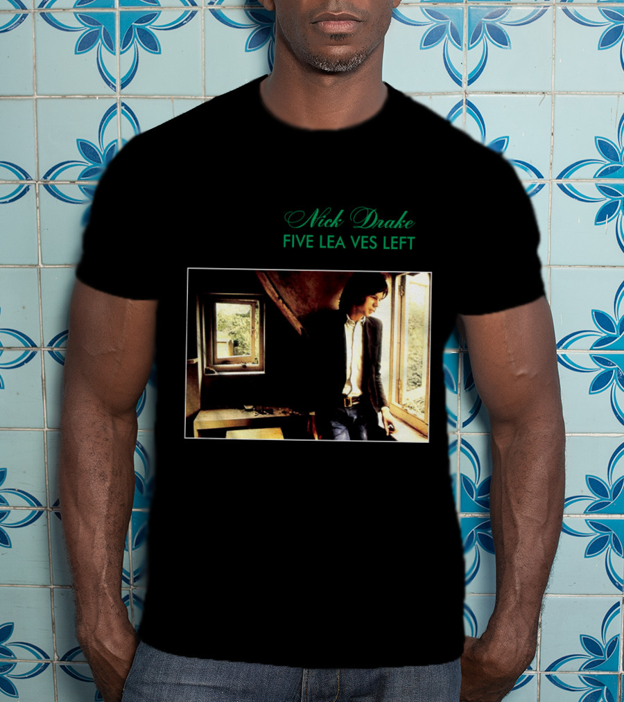 Nick Drake Five Leaves Left 1969 Album Cover T-Shirt