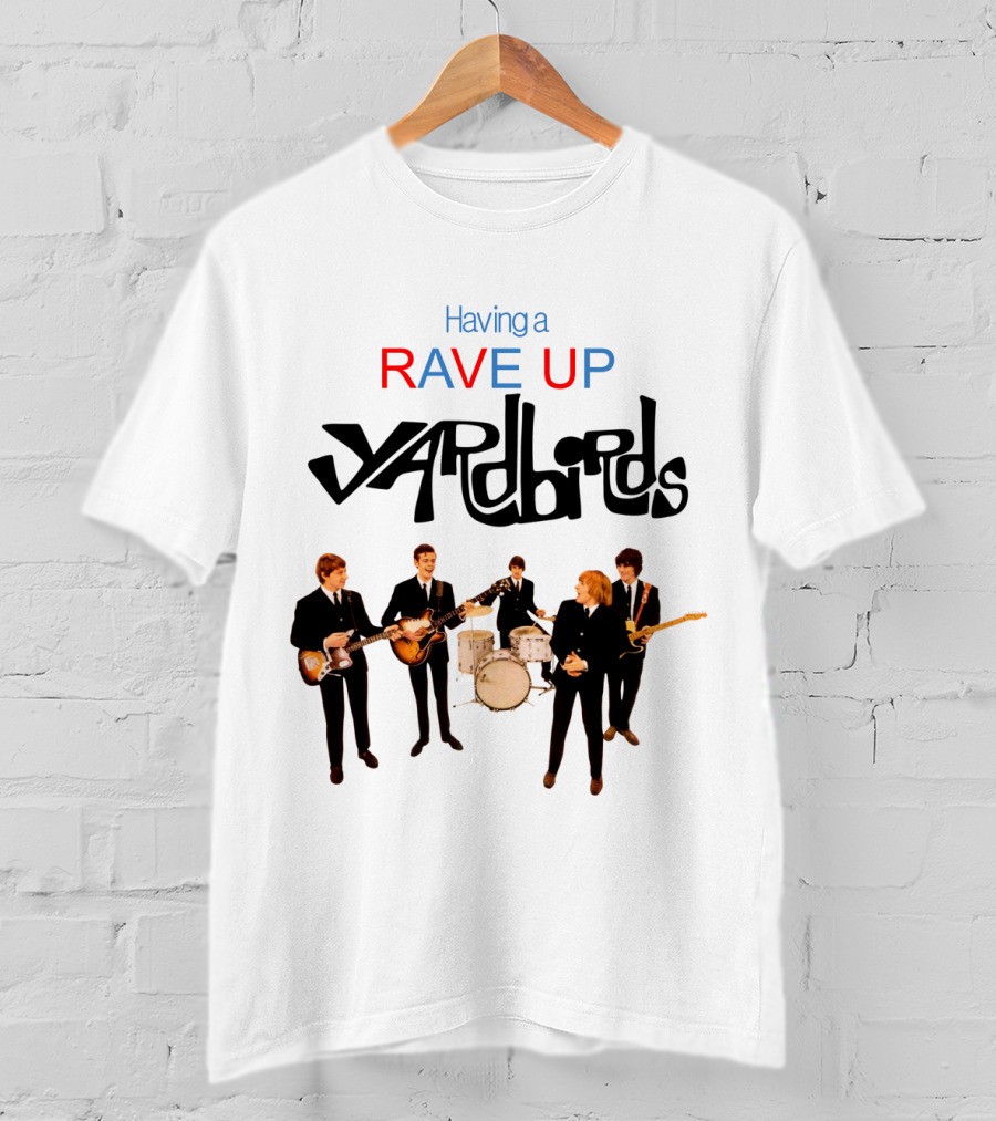 Yardbirds Having A Rave Up Band Performance T-Shirt
