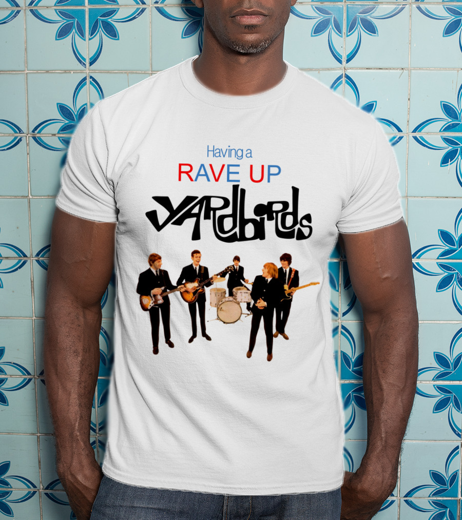 Yardbirds Having A Rave Up Band Performance T-Shirt