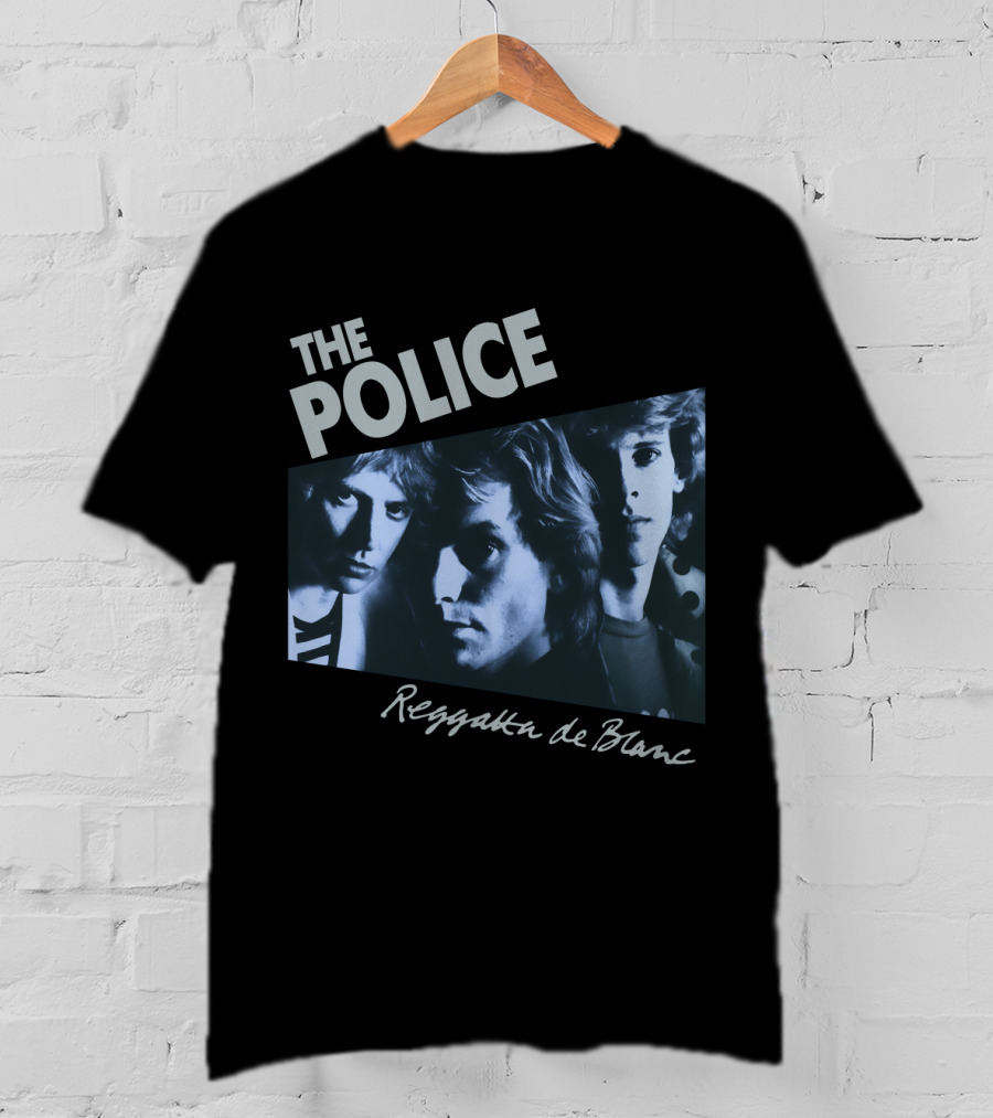 The Police Reggatta De Blanc Band Members Photo T-Shirt
