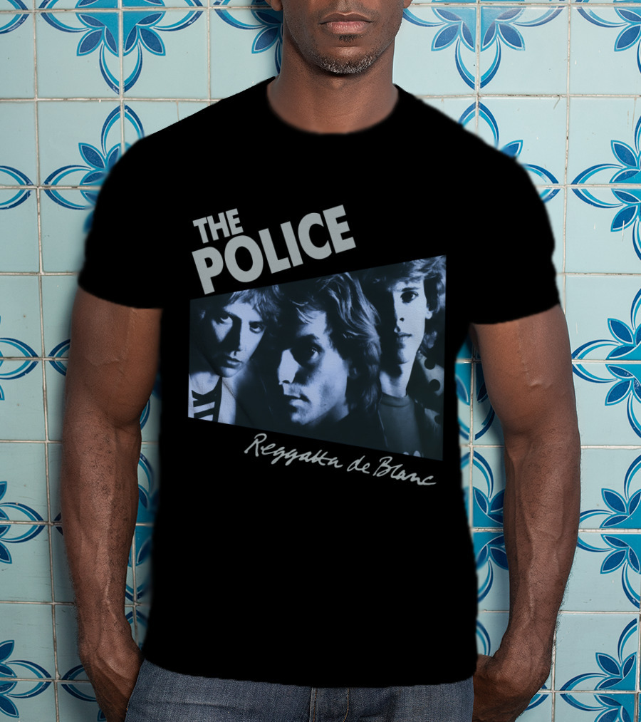 The Police Reggatta De Blanc Band Members Photo T-Shirt