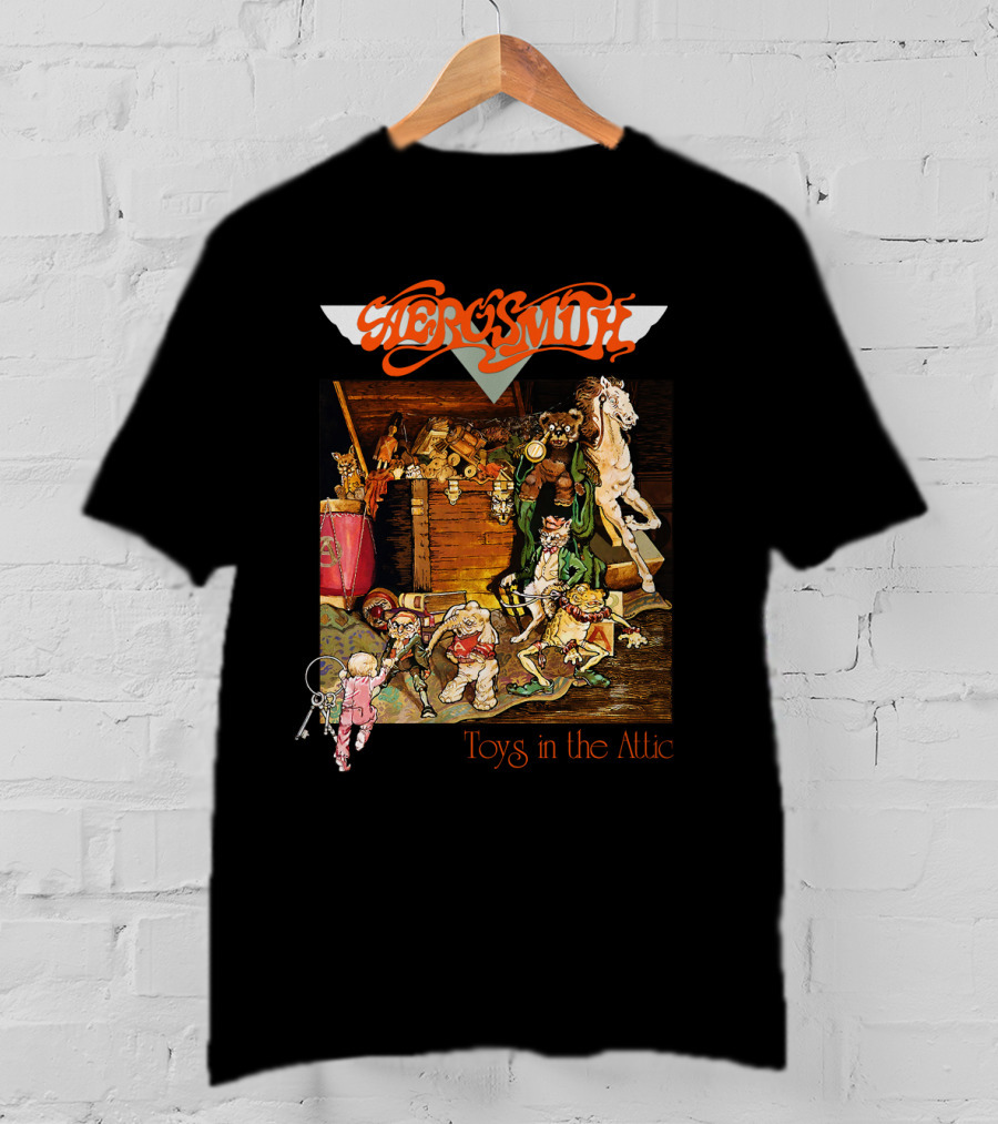 Aerosmith Toys In The Attic Album Cover T-Shirt