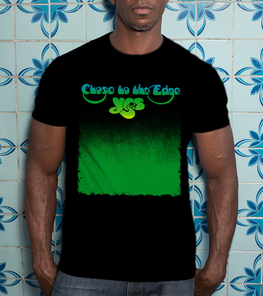 Close To The Edge Yes Logo Green Gradient T-Shirt