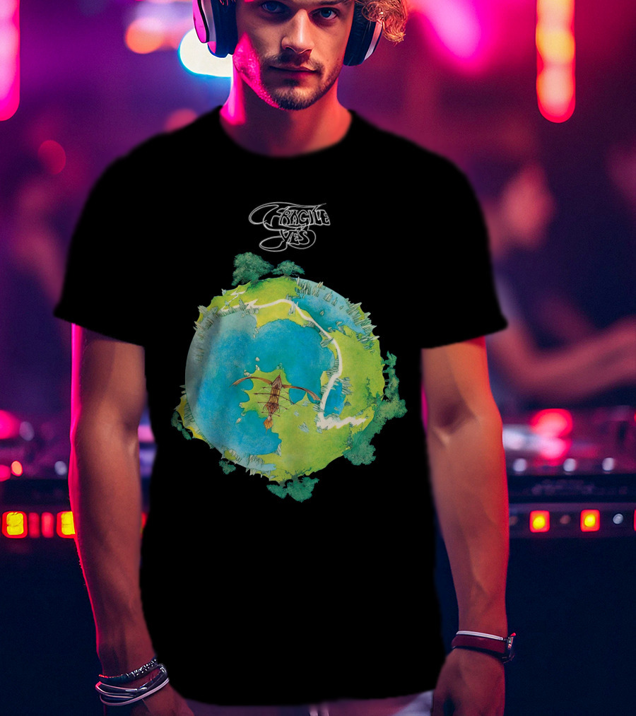 Yes Fragile Earth Island T-Shirt